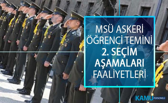 2019 msu askeri ogrenci temini 2 secim asamalari faaliyetleri milli savunma universitesi 2019 yili askeri ogrenci temini evraklari nelerdir