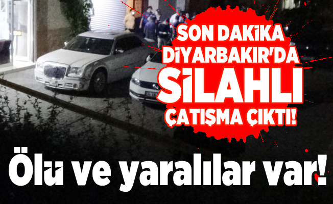 Son dakika Diyarbakır'da silahlı çatışma çıktı! Ölü ve ...