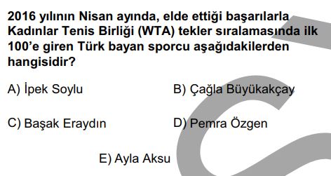 ÖSYM Tarafından Geçmiş Yıllarda Sorulan KPSS Güncel Bilgiler Soruları