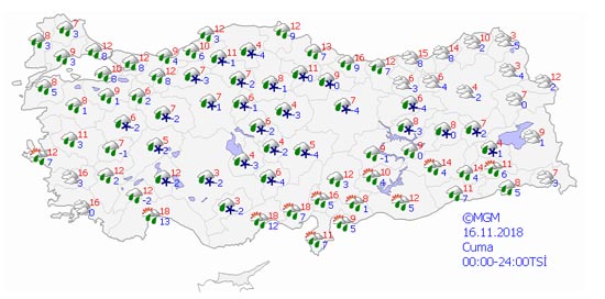 Yeni Hafta İçin Meteorolojiden Kar Uyarısı! Hangi Şehirlerde Kar Yağışı Bekleniyor?