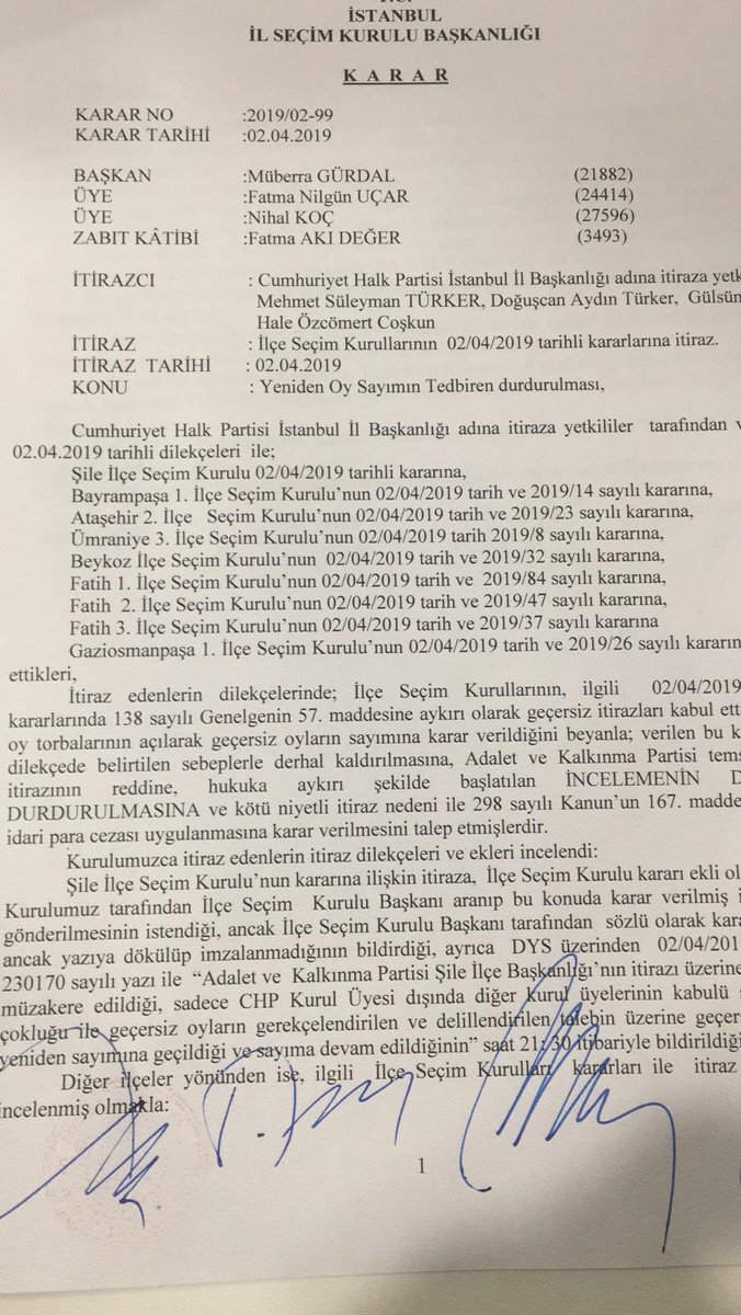 İstanbul&#039;da Oyların Yeniden Sayılması Neden İptal Edildi? İstanbul&#039;da Oy Sayımı Tekrarlanacak Mı?