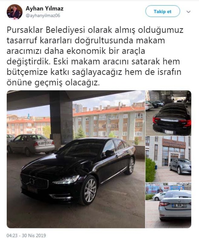 Ankara Pursaklar Belediye Başkanı Ayhan Yılmaz&#039;ın İstifa Etti! İstifa Nedeni Açıkladı!