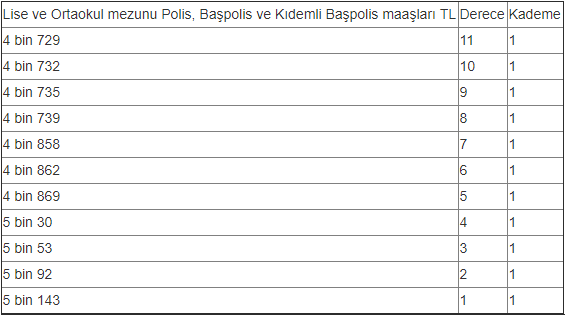 Polisler Temmuz Ayında Ne Kadar Zam Alacak? 2019 Yılı Temmuz Ayı Polis Maaşı!