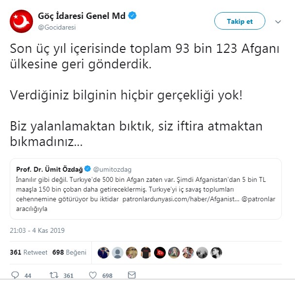 5 Bin TL maaşla 150 bin Afgan çoban getirilecek iddiasına cevap: Biz bıktık!