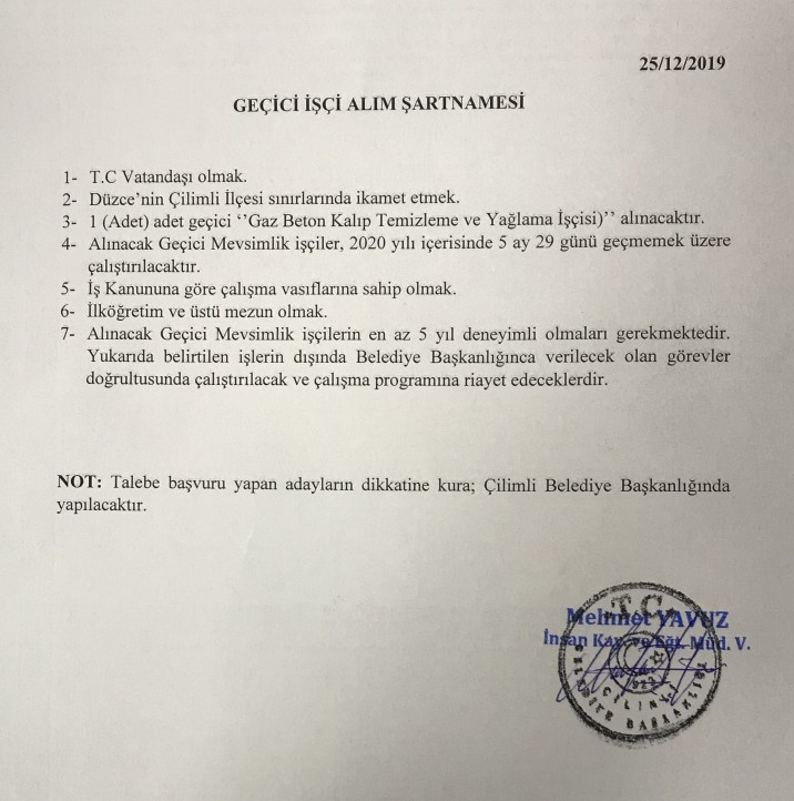 En az ilkokul mezunu adaylar için belediyede çalışma fırsatı! Başvurular bugün başladı