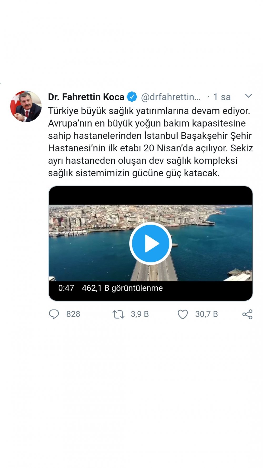 Fahrettin Koca: 20 Nisan&#039;da Açılacak