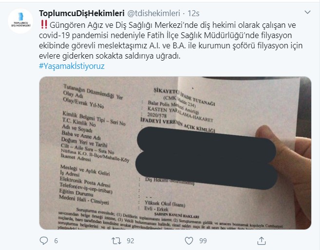 İstanbul’da sahada görevli 3 sağlık memuru saldırıya uğradı!