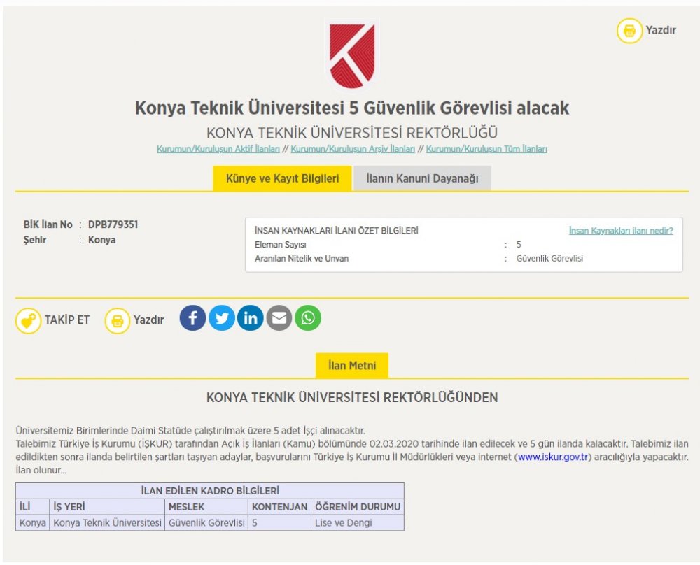 Iskur Konya Calisma Ve Is Kurumu Il Mudurlugu Kamu Kurumlari Konya Selcuklu Kamu Kurumlari