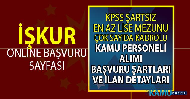 İŞKUR ETİ, MEB KPSS şartsız daimî personel alım ilanı! 94 Kamu