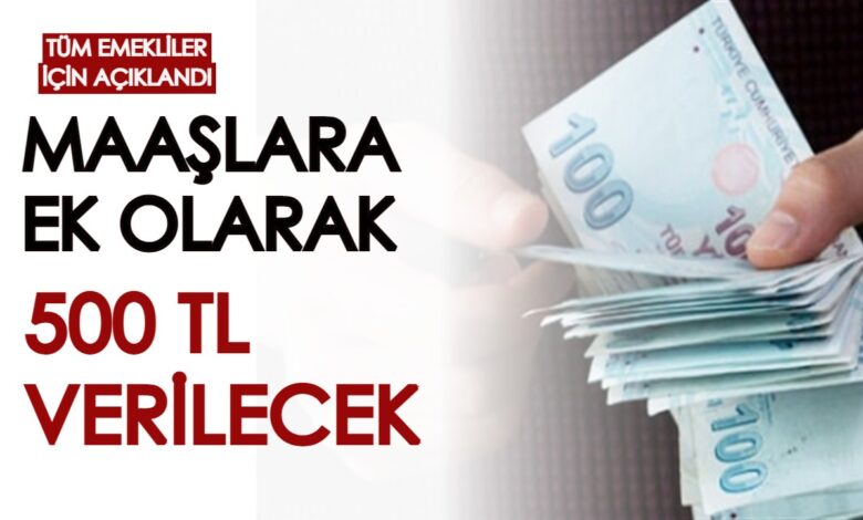 Ziraat Bankası Tüm Emekliler Için Duyurdu! Maaşlara Ek Olarak 500 TL ...